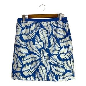 Boden Leaf Print Skirt